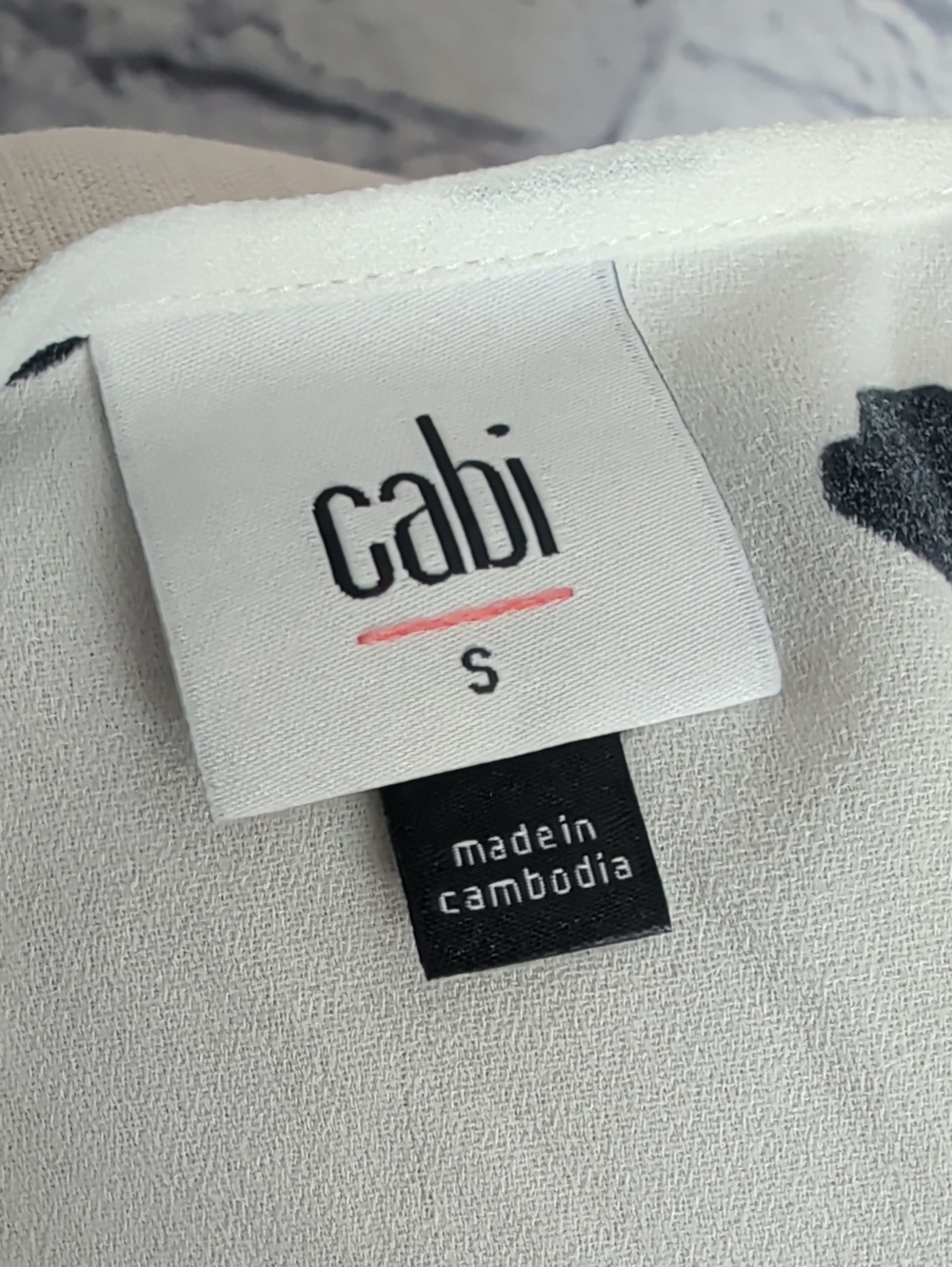 Cabi Ruffled Polka Dot Spaghetti Strap Tank Top - Size Small - Picture 5 of 7